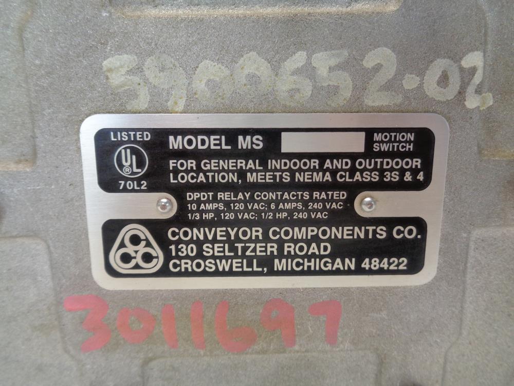 Conveyor Components Model MS Motion Switch